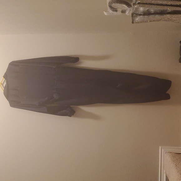 Vintage Liz Claiborne Elegant Navy Blue Jumpsuit - Picture 6 of 10